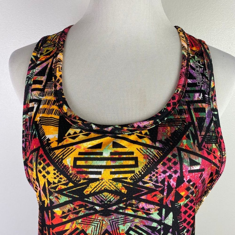 REBOOK Multicolor Athletic Workout Tank Top Medium - Picture 3 of 8